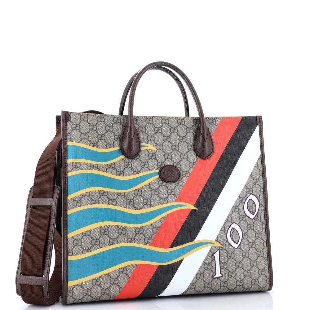 Gucci Medium Interlocking G Patch Convertible Tot… - image 2